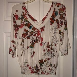 Floral Blousan Top